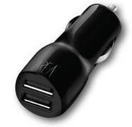 AREA Caricabatterie 3 A con 2 porte USB Area universale nero